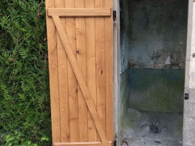 porte entrée en bois sur mesure